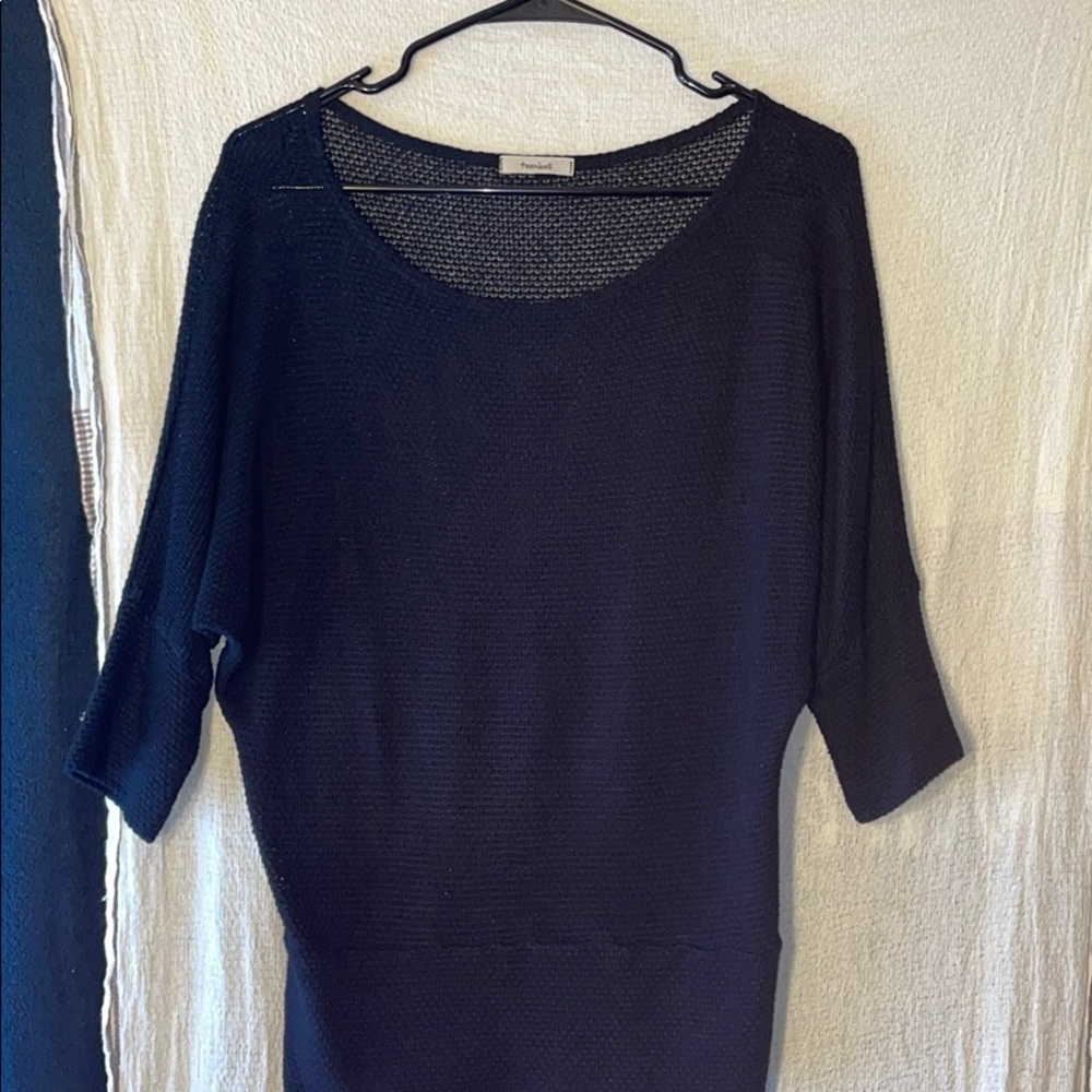 See through Black Top size medium